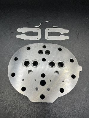 Placa modificada para requisitos particulares de la válvula de la placa de la válvula de la rueda del valle ISO9001 y del compresor del disco