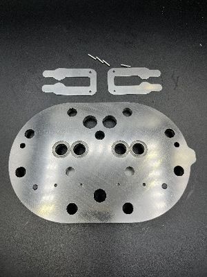 Placa modificada para requisitos particulares de la válvula del compresor con de medida adaptable y grueso
