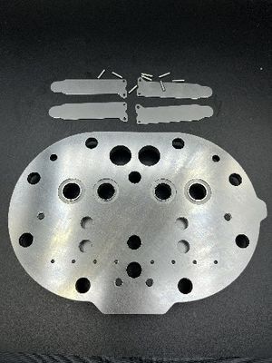 Grueso modificado para requisitos particulares de la placa de la válvula del compresor de la placa de la válvula de la rueda del valle